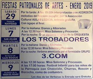 Patronales de Artes  en Ribeira