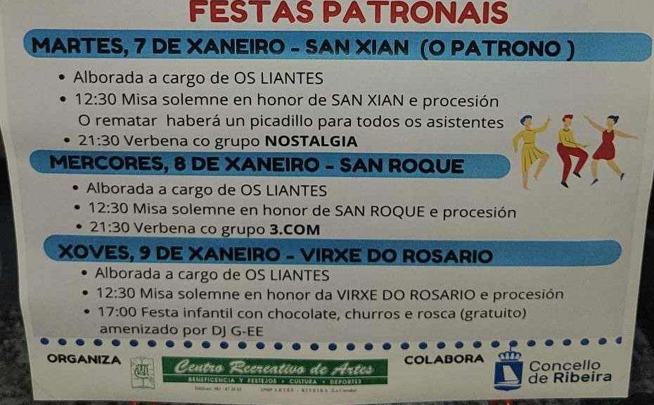 Patronales de Artes  en Ribeira