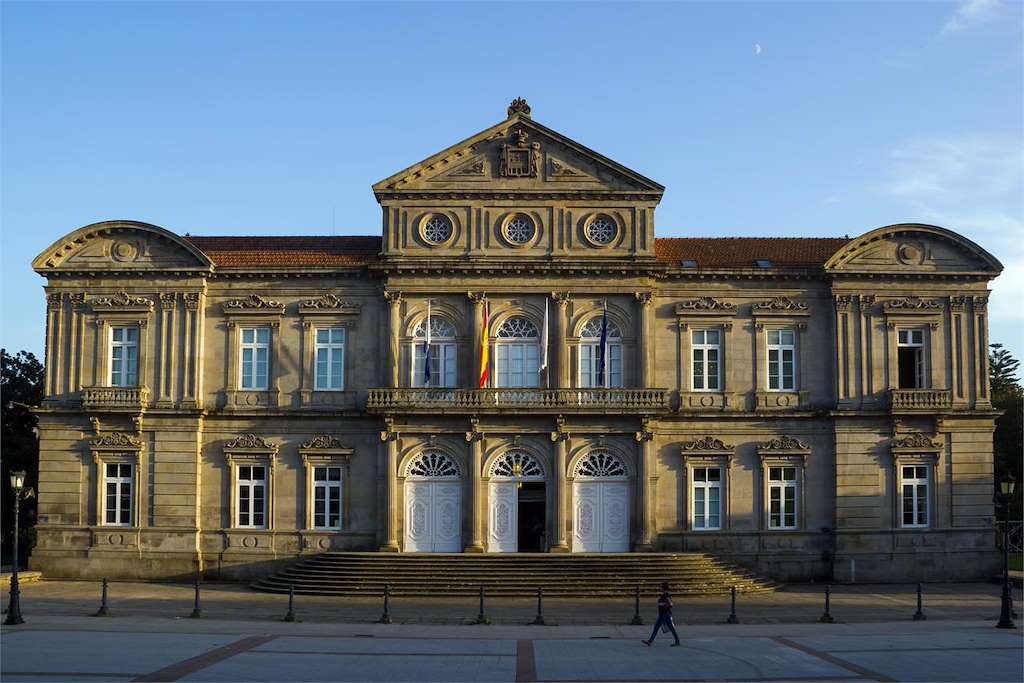 Pazo de la Diputación Provincial en Pontevedra