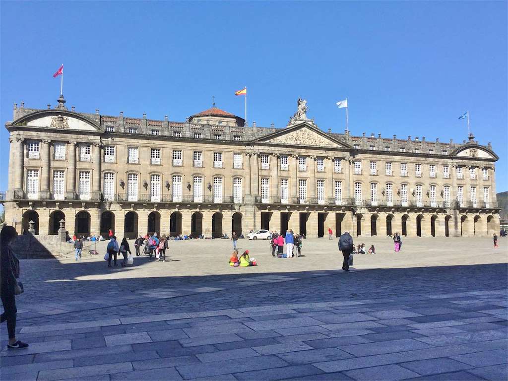 Pazo de Raxoi en Santiago de Compostela
