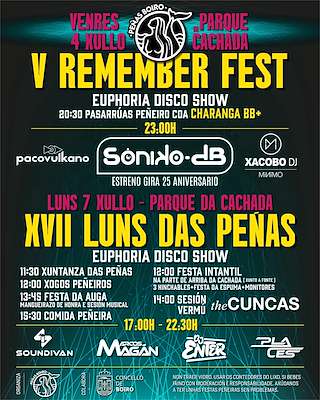 Fechas, información, programa, cartel, imágenes, mapa y ubicación de Peñas  en  Boiro