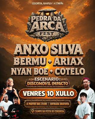 Fechas, información, programa, cartel, imágenes, mapa y ubicación de Pedra da Arca Fest (2026)  en  Malpica de Bergantiños