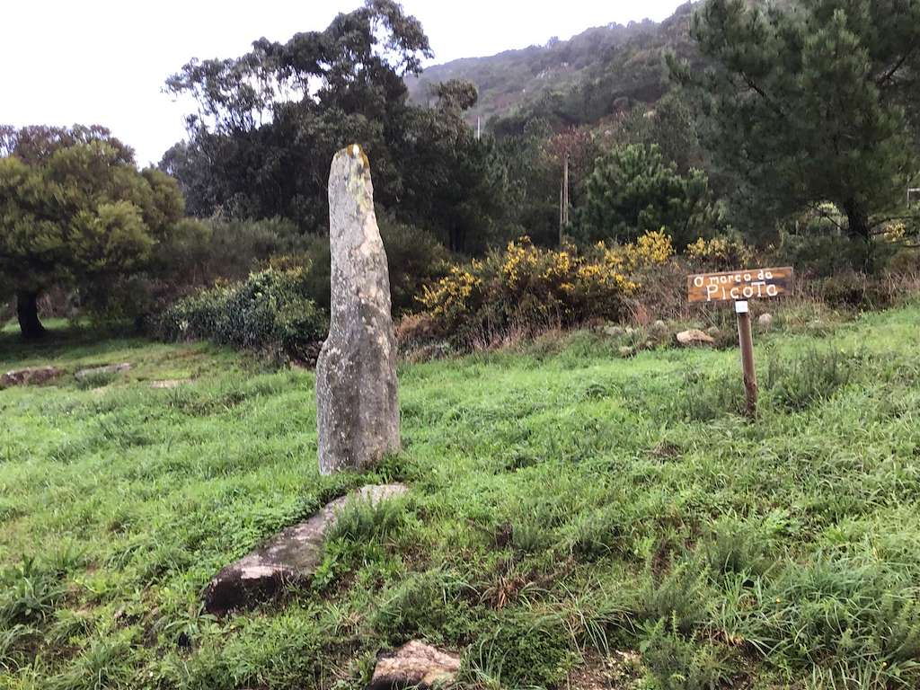 Pedra do Abellón en A Guarda
