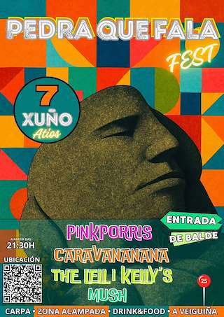 Fechas, información, programa, cartel, imágenes, mapa y ubicación de Pedra Que Fala Fest de Atios  en  O Porriño