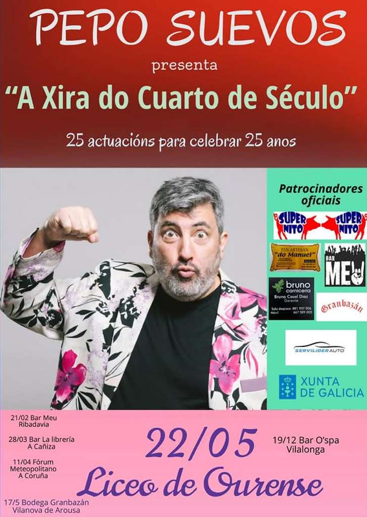 Pepo Suevos - A Xira do Cuarto de Século  (2025) en Ourense