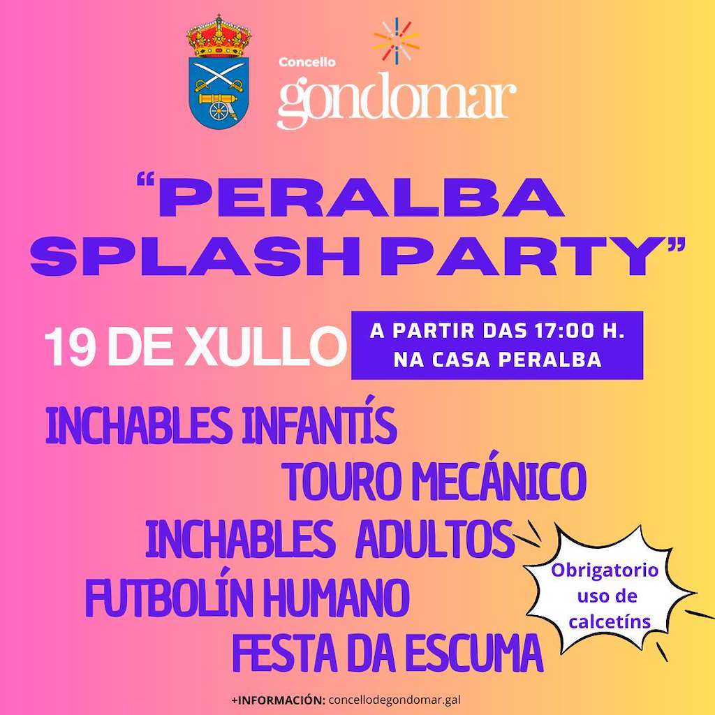 Peralba Splash Party en Gondomar