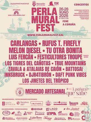 Fechas, información, programa, cartel, imágenes, mapa y ubicación de Perla Mural Fest (2026) en Fene