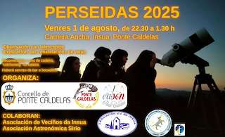 Fechas, información, programa, cartel, imágenes, mapa y ubicación de Perseidas  en  Ponte Caldelas