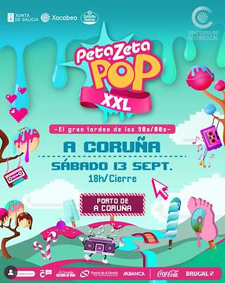 Fechas, información, programa, cartel, imágenes, mapa y ubicación de PetaZeta Pop XXL  en  A Coruña