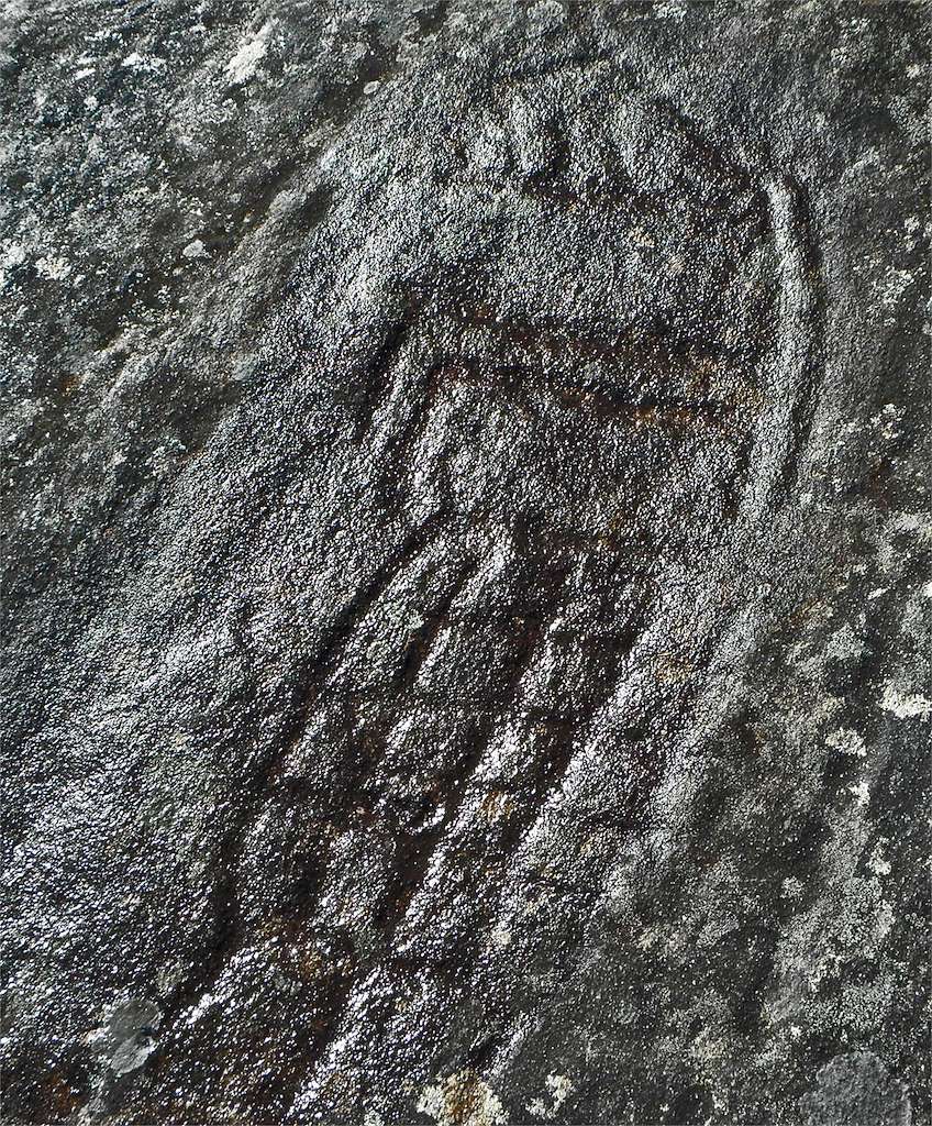 Petroglifo Cova da Bruxa en Muros