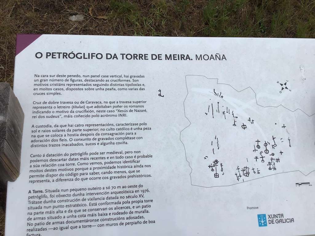 Petroglifo Da Torre de Meira en Moaña