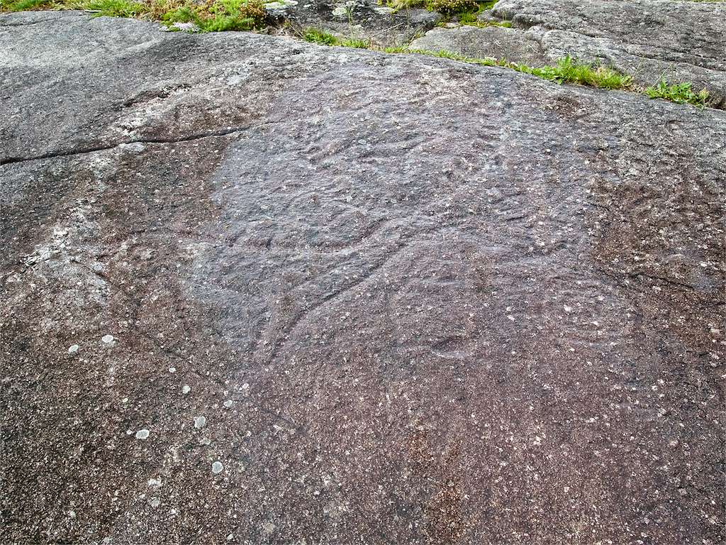 Petroglifo Laxe da Rotea de Mendo en O Campo Lameiro