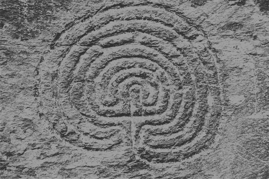 Petroglifos A Pousadela en Oia