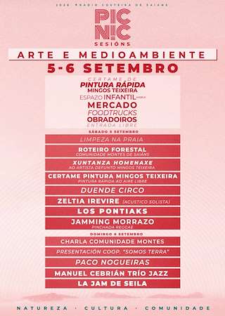 Fechas, información, programa, cartel, imágenes, mapa y ubicación de Picnic Sesions  (2026)  en  Nigrán