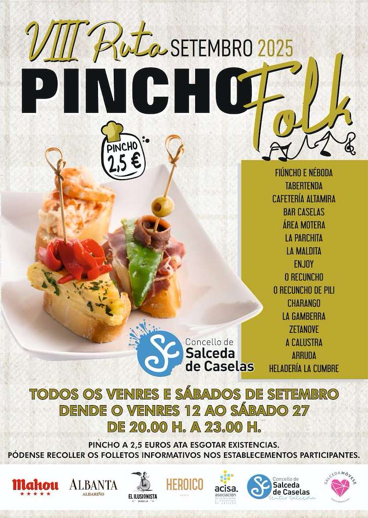 VIII Pincho Folk  (2025) en Salceda de Caselas