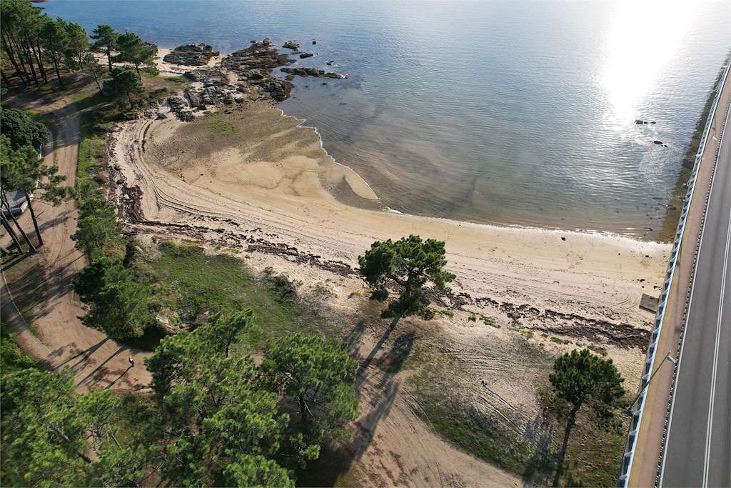 Playa A Cabalgada en Vilanova de Arousa