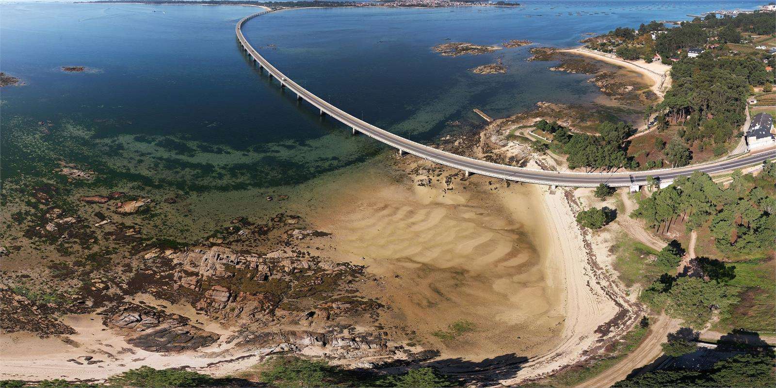 Playa A Cabalgada en Vilanova de Arousa