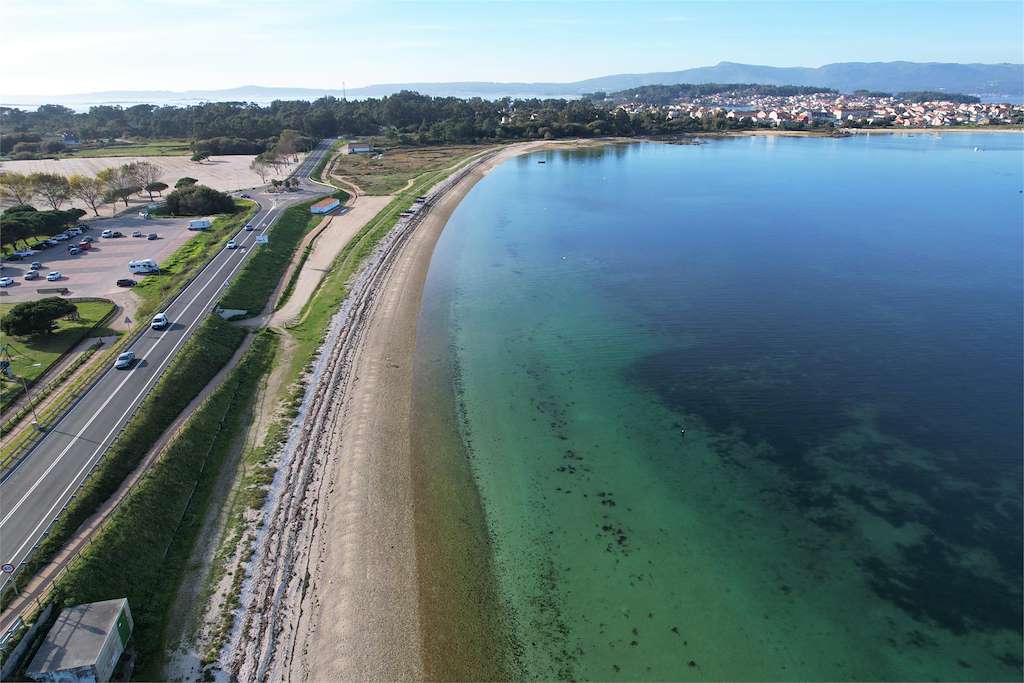 Playa A Canteira en A Illa de Arousa