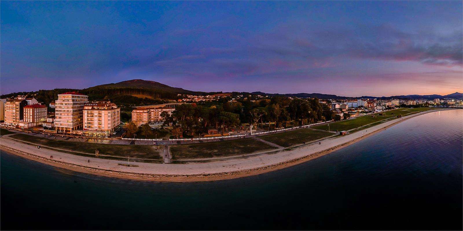 Playa A Concha en Vilagarcía de Arousa