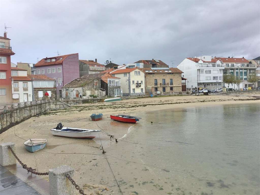 Playa A Covacha en Vilagarcía de Arousa