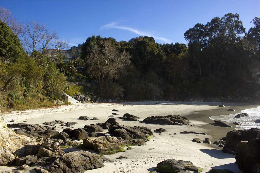 Playa A Coviña en Marín