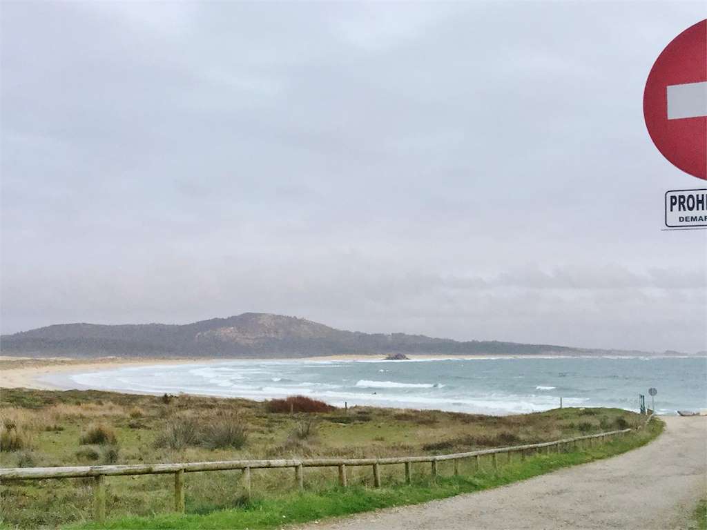 Playa A Ladeira en Ribeira
