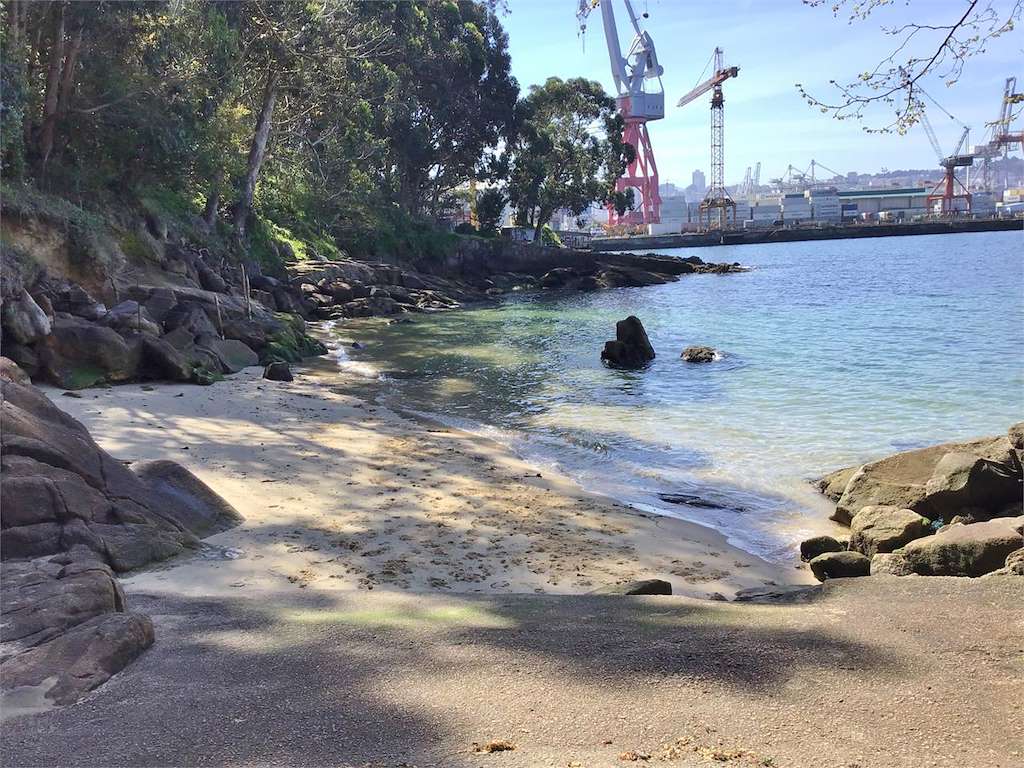 Playa A Manguiña en Vigo