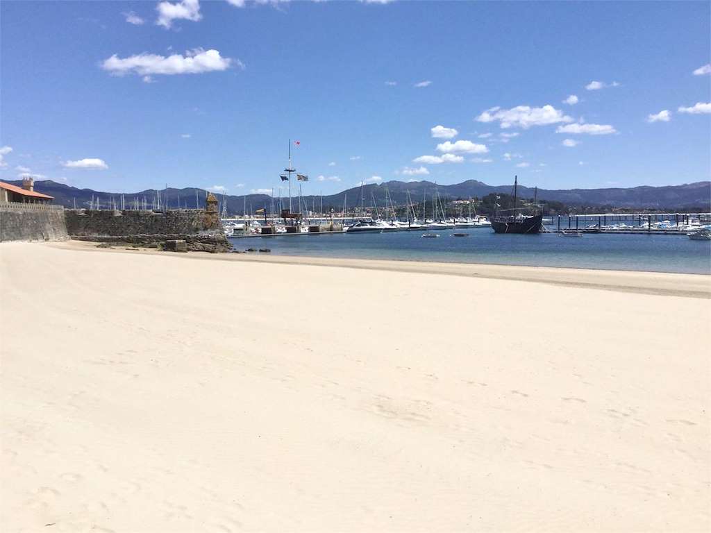 Playa A Ribeira en Baiona