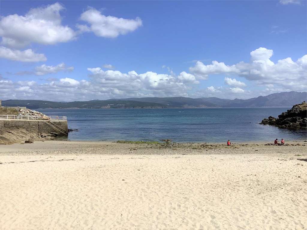 Playa A Ribeira en Fisterra