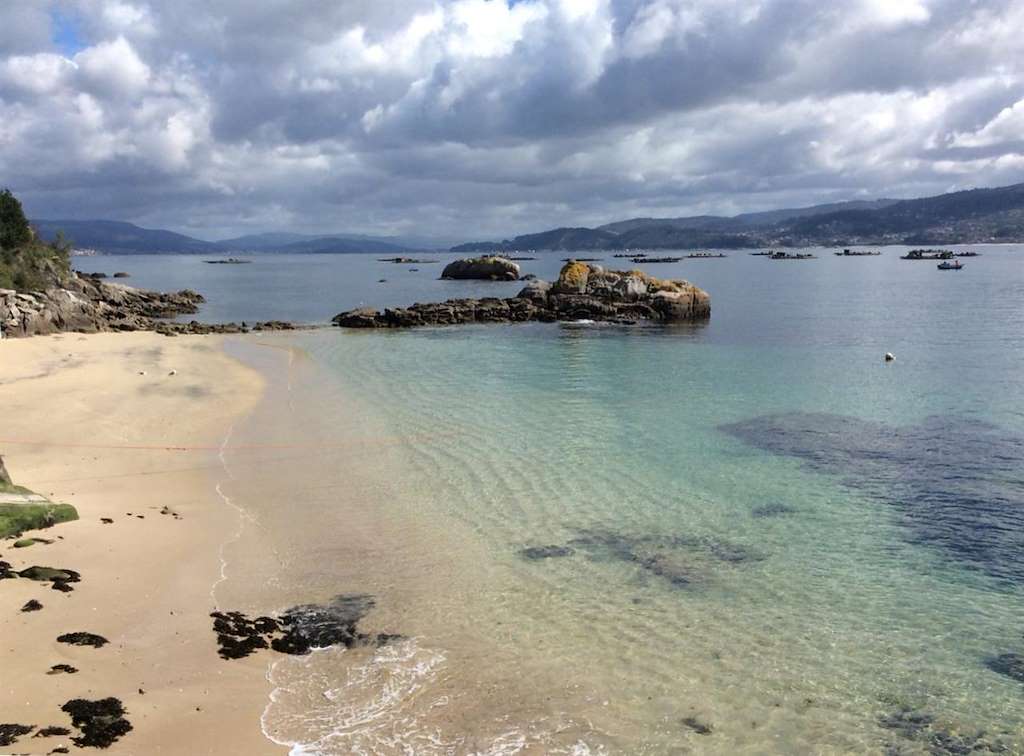 Playa A Roiba en Bueu