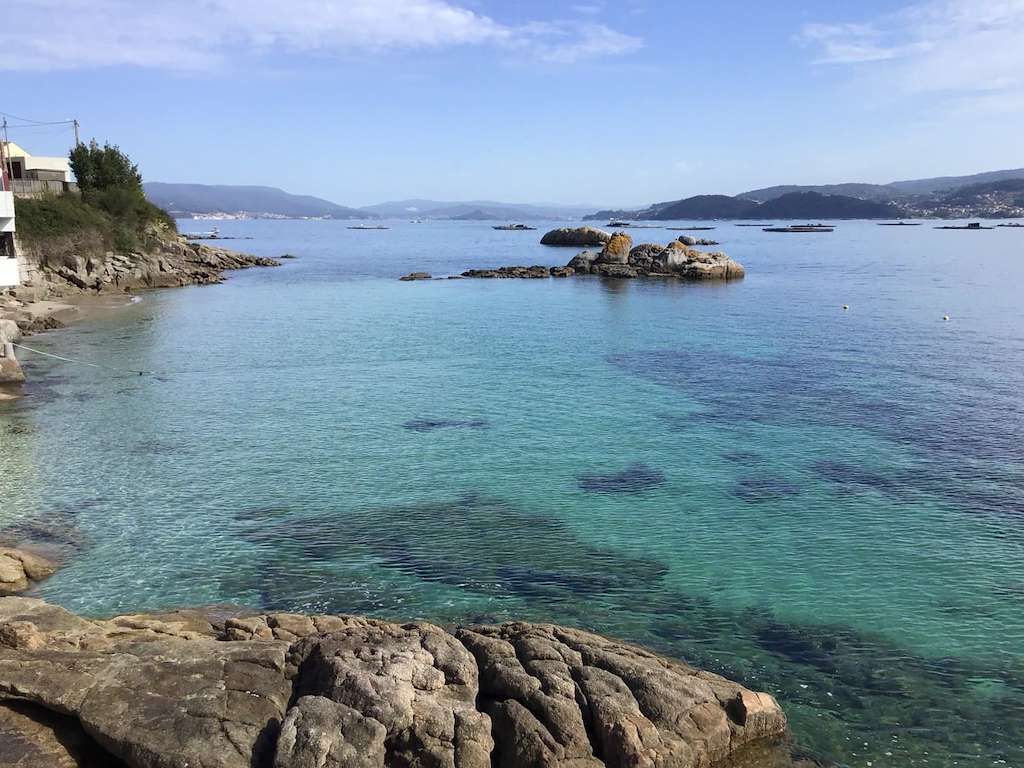 Playa A Roiba en Bueu