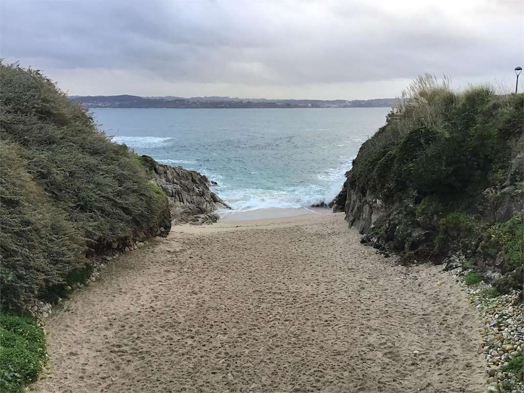 Playa Adormideras en A Coruña