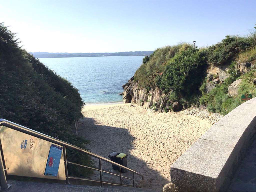 Playa Adormideras en A Coruña