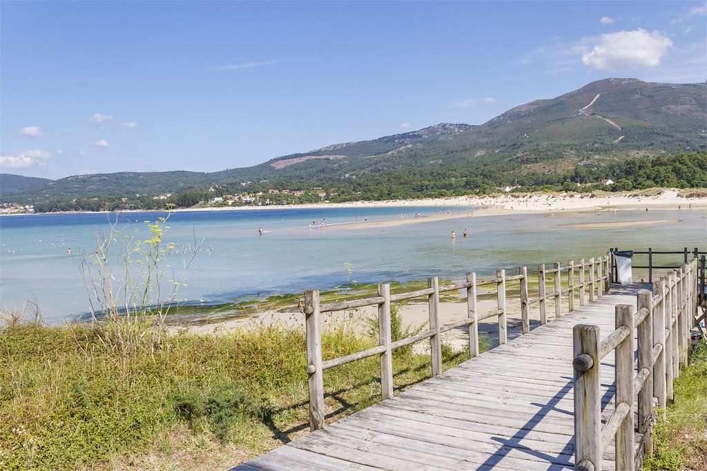 Playa Aguieira en Porto do Son
