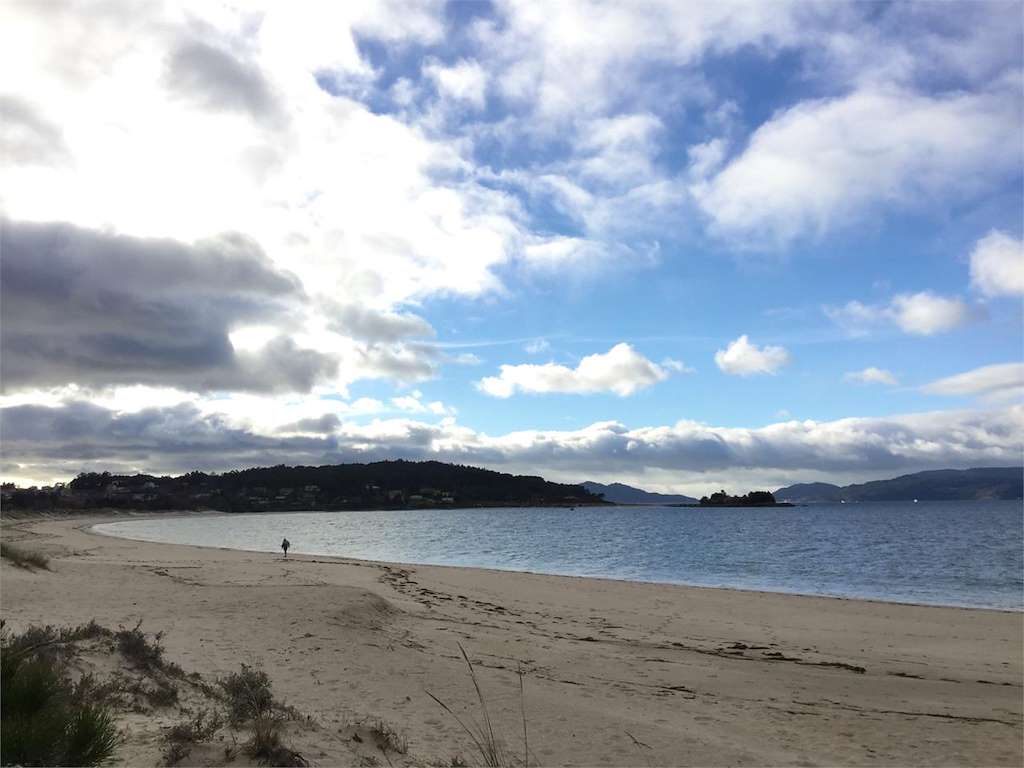 Playa Aguieira en Porto do Son