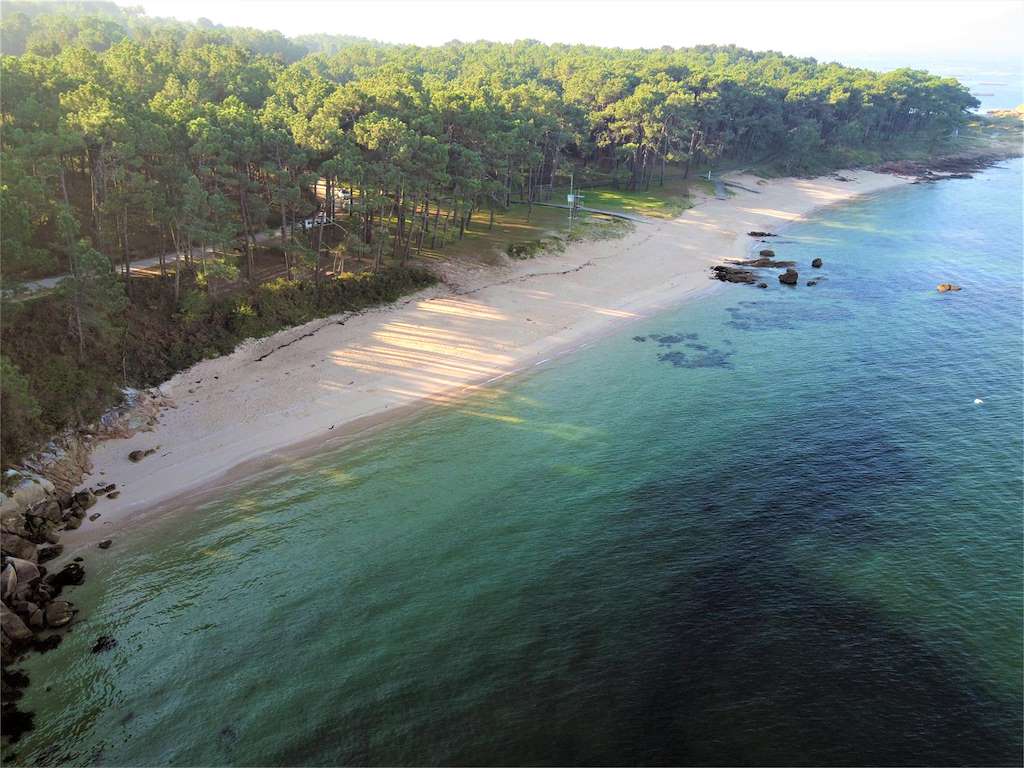 Playa Area da Secada en Illa de Arousa
