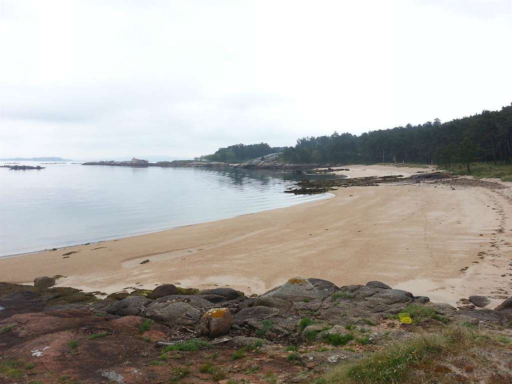 Playa Area da Secada en Illa de Arousa