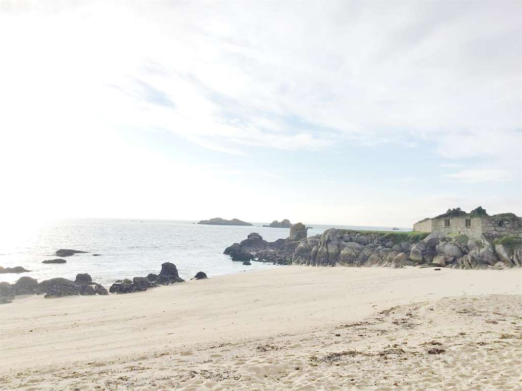 Playa Area Secada en Ribeira