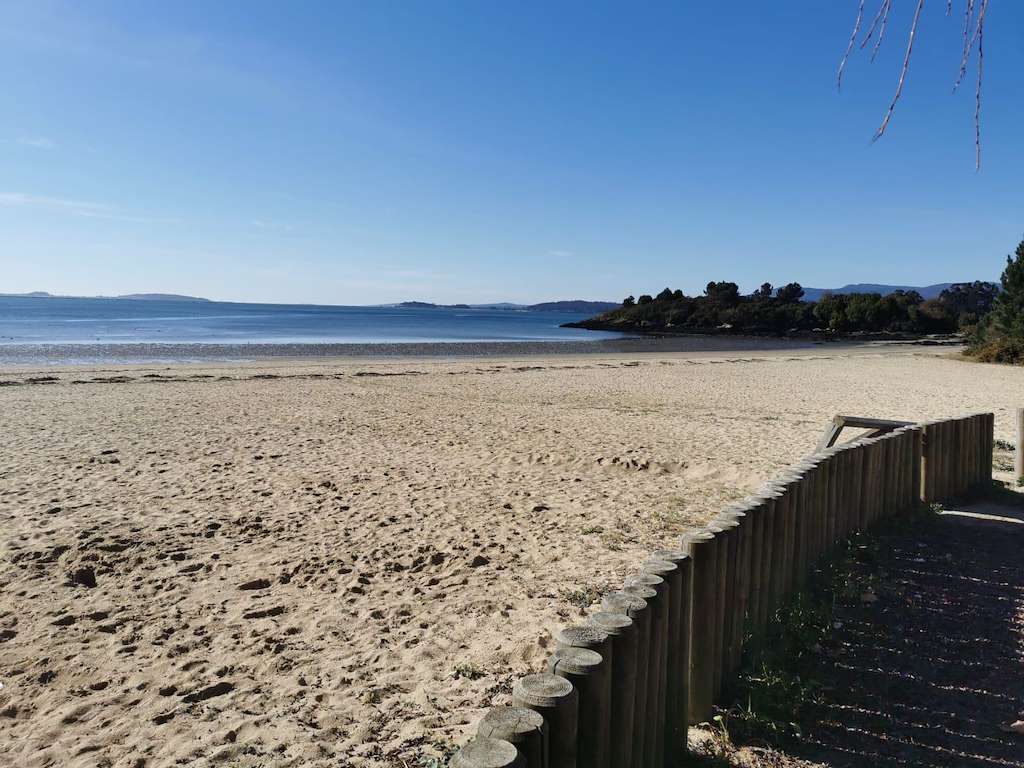 Playa As Cunchas en Rianxo