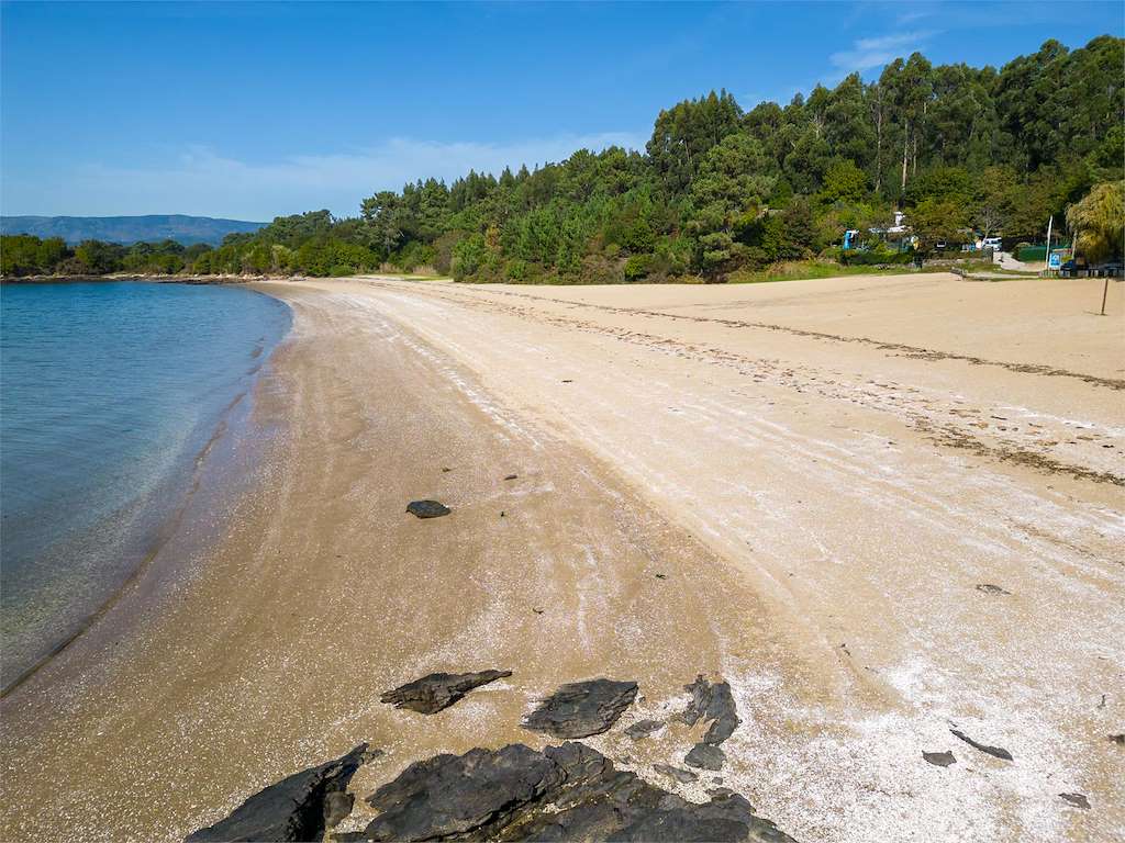 Playa As Cunchas en Rianxo