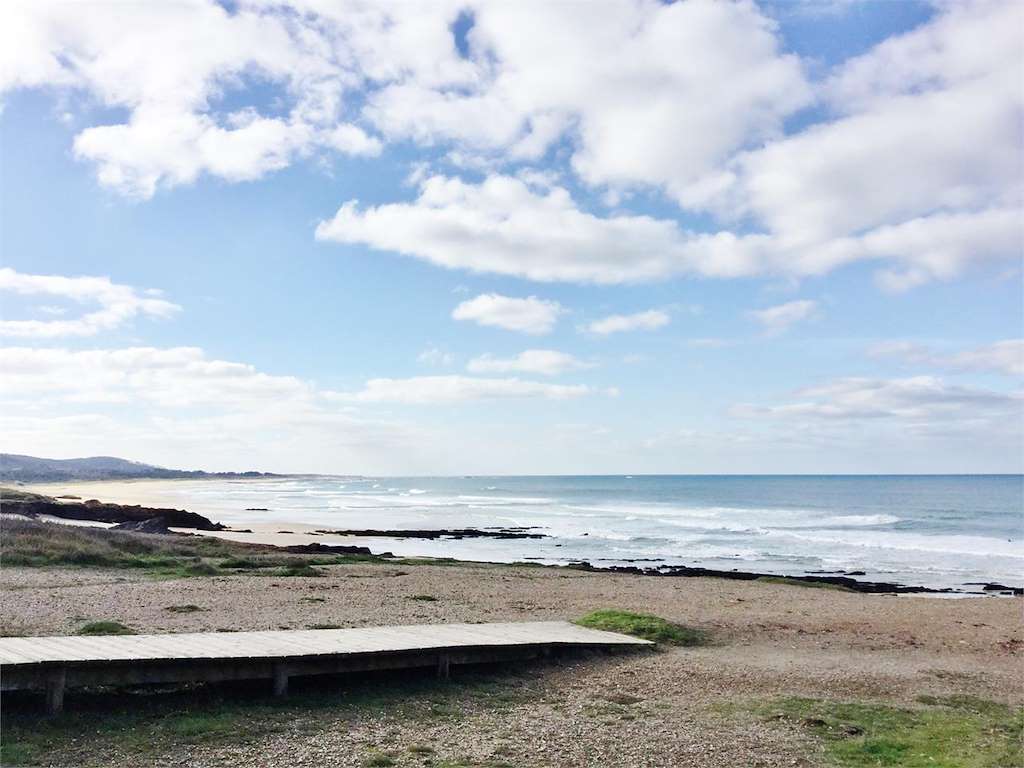 Playa As Furnas en Porto do Son