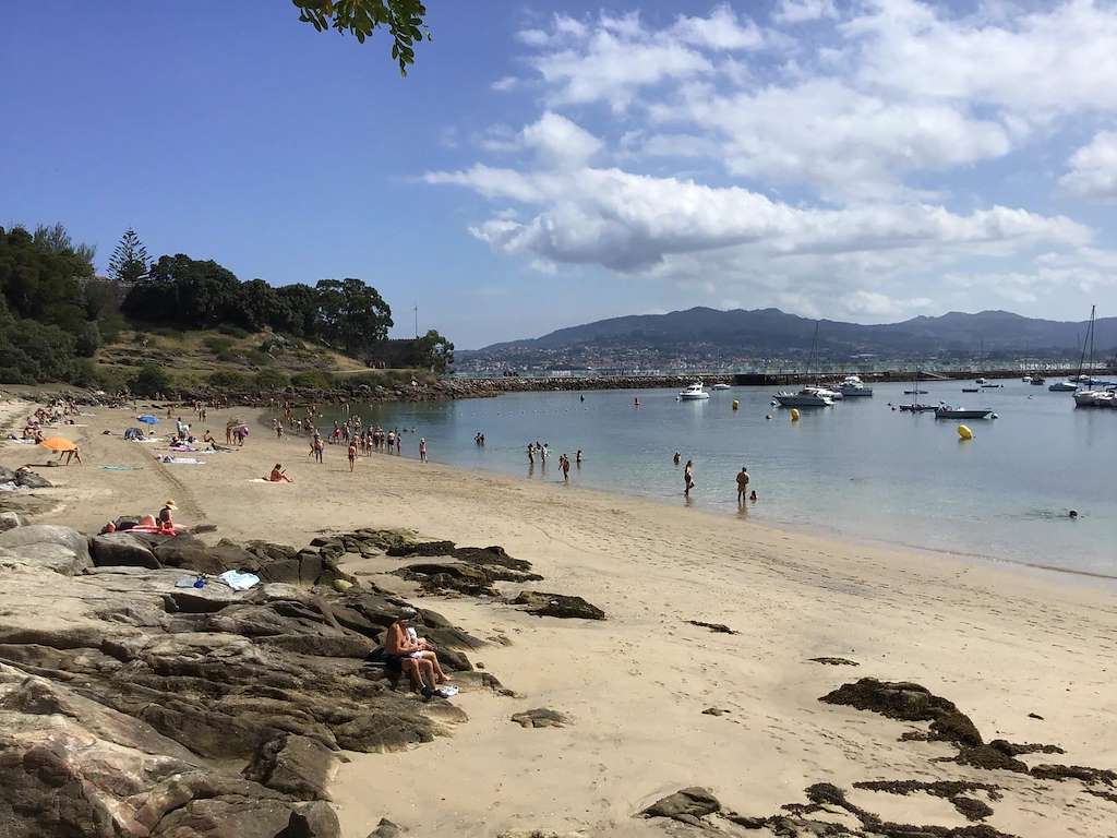Playa Barbeira en Baiona