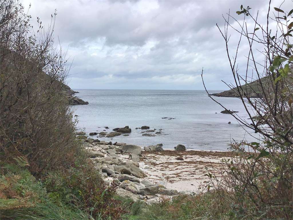 Playa Barda Pequeña en Ponteceso
