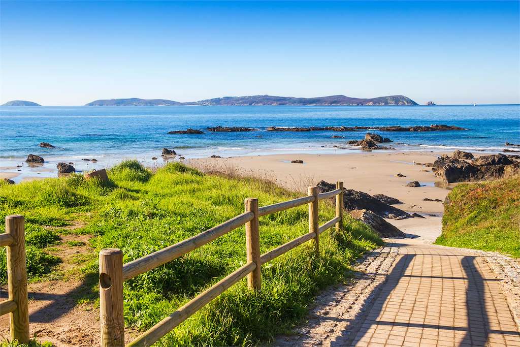 Playa Bascuas en Sanxenxo