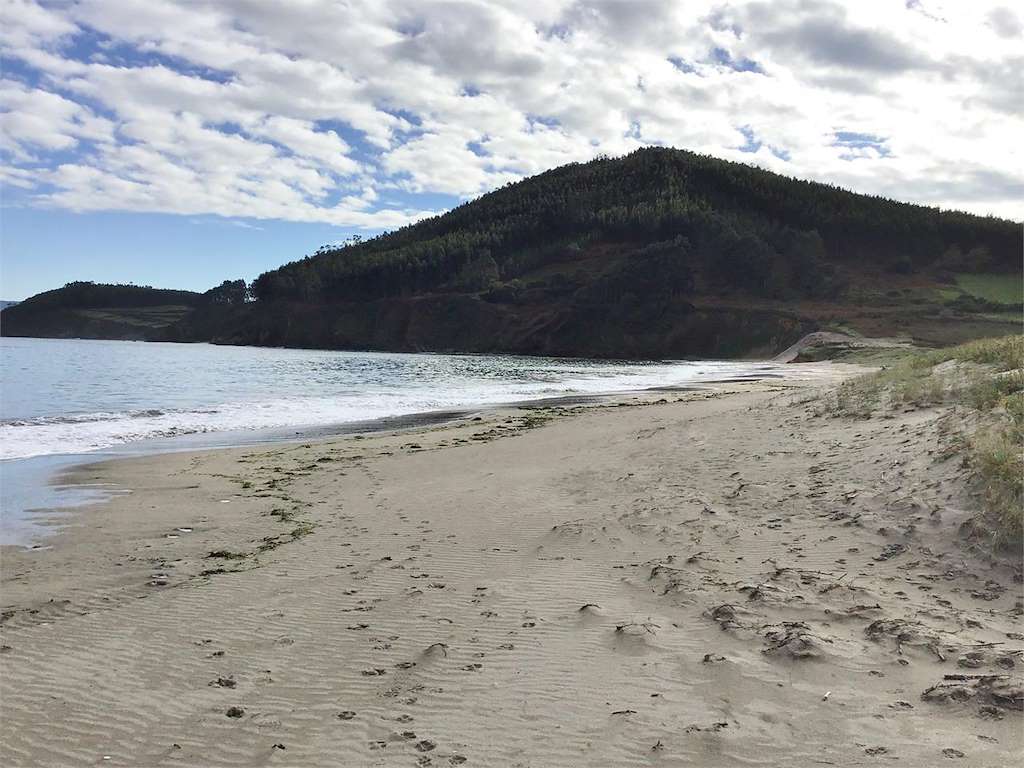 Playa Basteira en Cariño