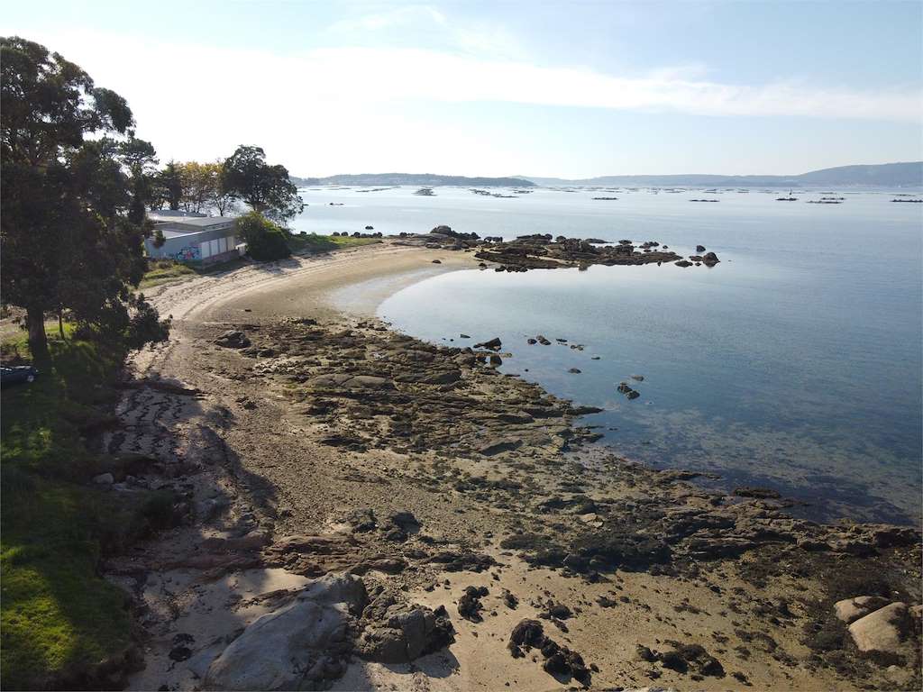 Playa Campamento en Vilanova de Arousa