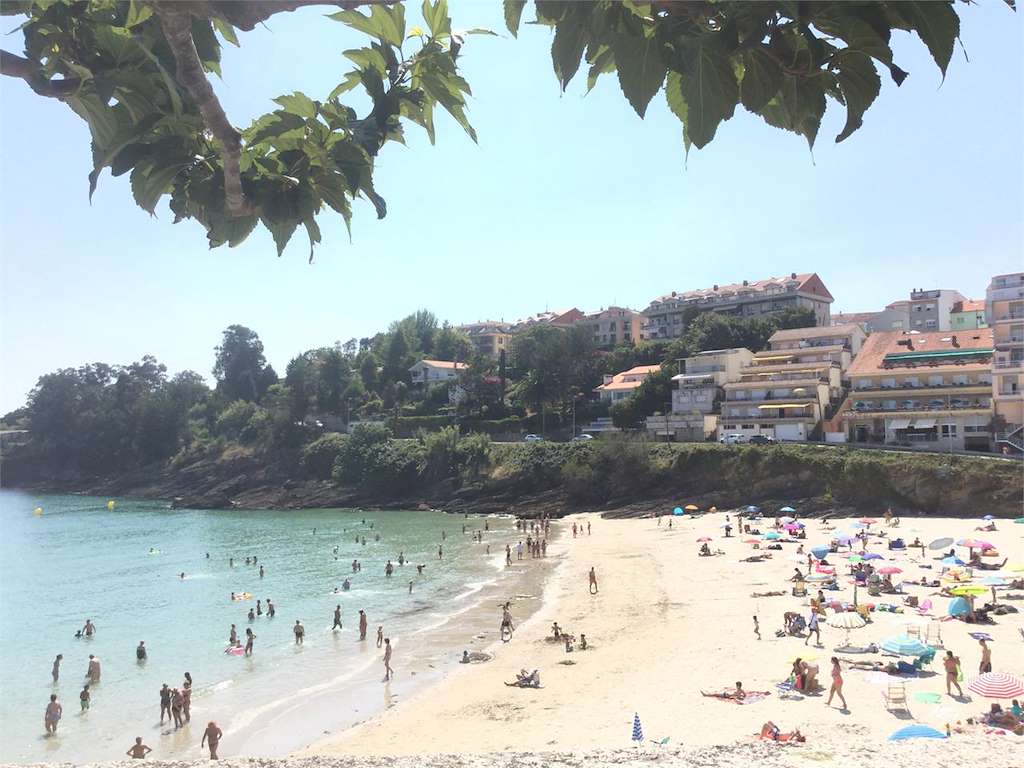Playa Caneliñas en Sanxenxo