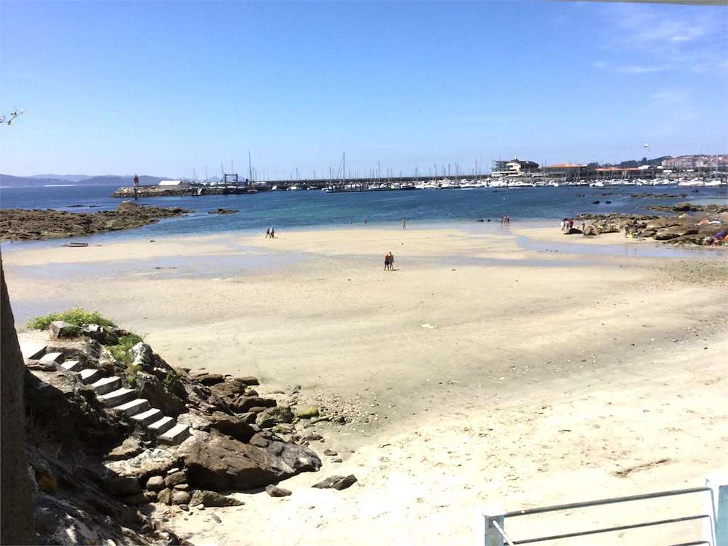 Playa Carabuxeira en Sanxenxo