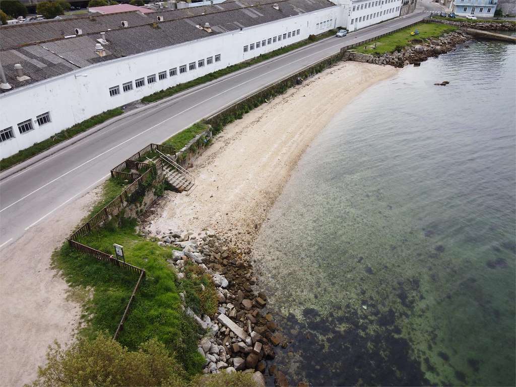 Playa Castelete en Vilagarcía de Arousa