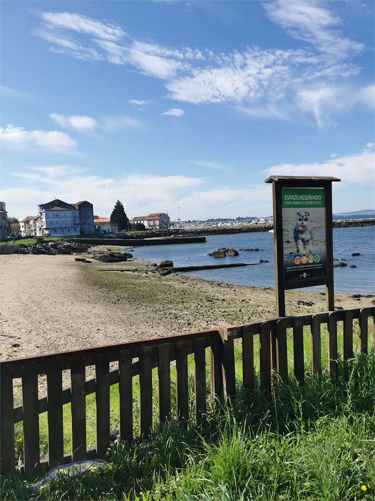 Playa Castelete en Vilagarcía de Arousa